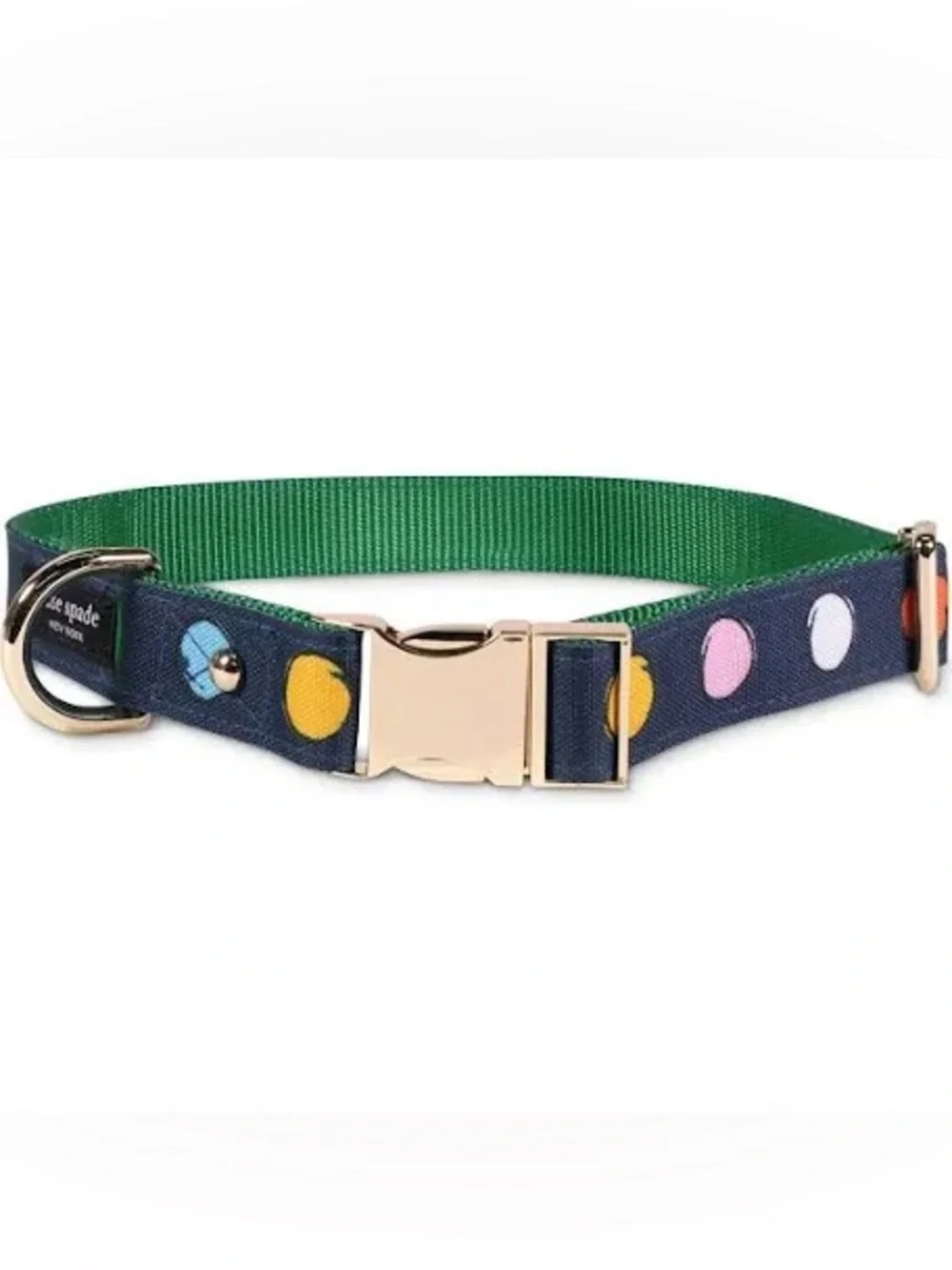 Kate Spade New York Polka Dot Dog Collar & Leash Set S/M NWT Designer Pet Bundle